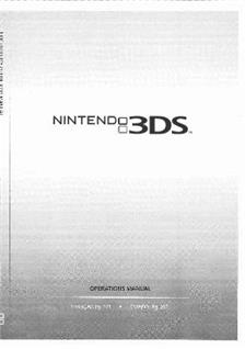 Nintendo Nintendo 3DS manual. Camera Instructions.
